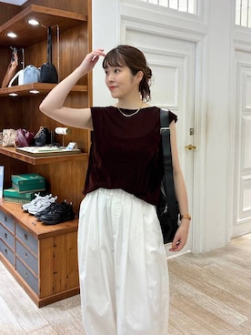 「A part by（アパートバイ）のアイテム」を使った、mariさん（レディース・159cm）の夏コーディネート
