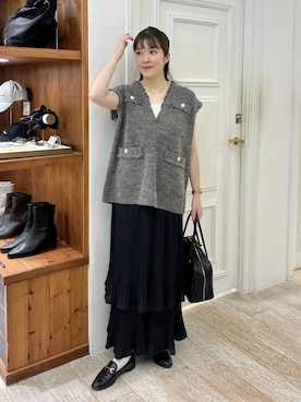 「骨格ウェーブ」｜mariさん（レディース・159cm・30代）の秋コーディネート
