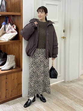 「アイテム（ブルゾン）」を使った、mariさん（レディース・159cm・30代）の冬コーディネート