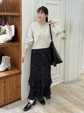 「アイテム（ヘアアクセサリー）」を使った、mariさん（レディース・159cm・30代）の冬コーディネート