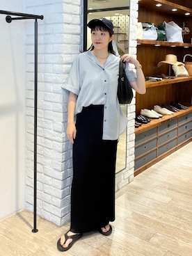 「アイテム（キャップ）」を使った、mariさん（レディース・159cm・30代）の夏コーディネート