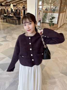 「アイテム（バレッタ/ヘアクリップ）」を使った、mariさん（レディース・159cm・30代）の秋コーディネート