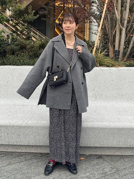「apart by lowrys」｜「アイテム（その他アウター）」を使った、mariさん（レディース・159cm）の秋コーディネート