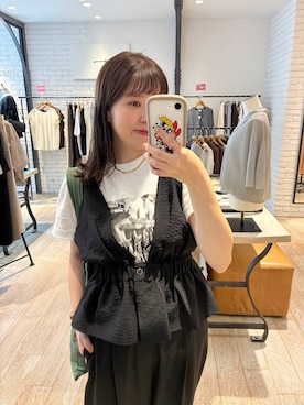 「アイテム（ベスト）」を使った、mariさん（レディース・159cm・30代）の夏コーディネート