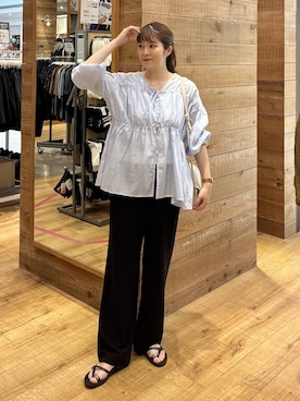 mariさん（レディース・159cm）の夏コーディネート