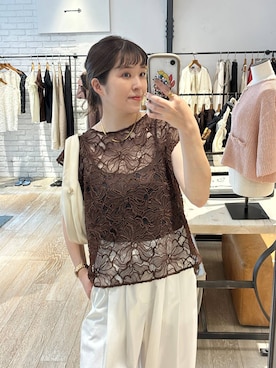 「A part by（アパートバイ）のアイテム」を使った、mariさん（レディース・159cm）の夏コーディネート