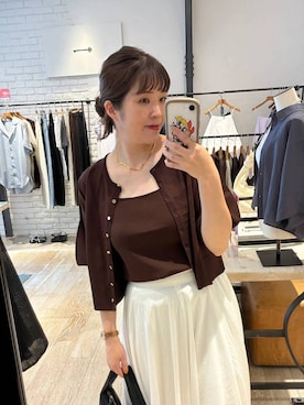 「A part by（アパートバイ）のアイテム」を使った、mariさん（レディース・159cm）の夏コーディネート