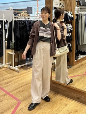 「LOWRYS FARM（ローリーズファーム）のメタルバレッタ　265411（バレッタ/ヘアクリップ、ゴールド系）」を使った、mariさん（レディース・159cm）の春コーディネート