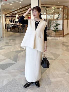 mariさん（レディース・159cm）の冬コーディネート