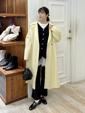 「apart by lowrys」｜「アイテム（ジャケット/アウター）」を使った、mariさん（レディース・159cm）の冬コーディネート