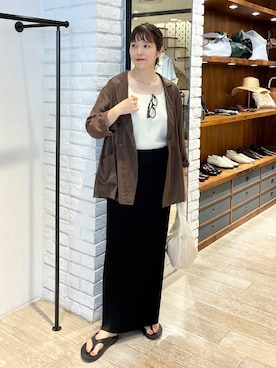 「アイテム（サングラス）」を使った、mariさん（レディース・159cm）の夏コーディネート