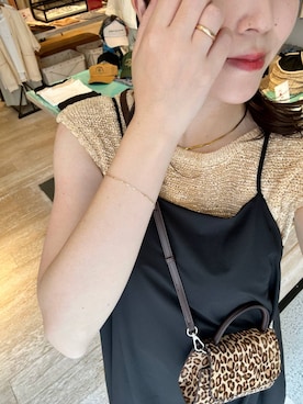 「アイテム（ニット/セーター）」を使った、mariさん（レディース・159cm・30代）の夏コーディネート
