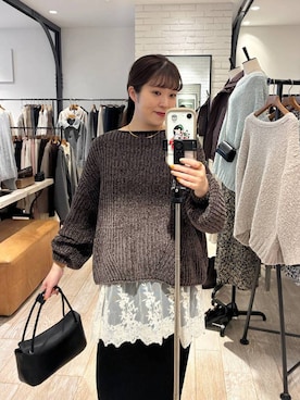 「アイテム（ヘアアクセサリー）」を使った、mariさん（レディース・159cm・30代）の冬コーディネート