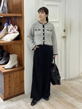 「アイテム（トートバッグ）」を使った、mariさん（レディース・159cm・30代）の冬コーディネート