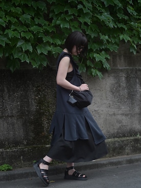 「アイテム（ベスト）」を使った、seinaさん（レディース・163cm）の夏コーディネート