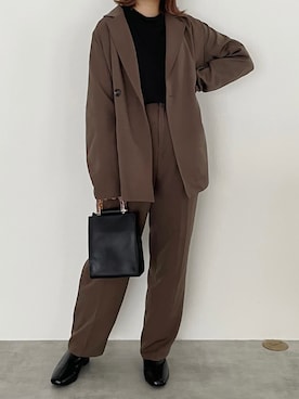 「ANEVER（アンエバー）のアイテム」を使った、tarouさん（レディース・154cm）の秋コーディネート