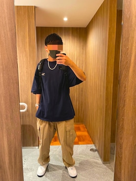「tk.TAKEO KIKUCHI（ティーケータケオキクチ）のアイテム（その他）」を使った、Nさん（メンズ・177cm）の秋コーディネート