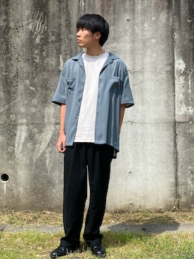 「MHL.」｜「アイテム（その他）」を使った、ともきさん（メンズ・170cm）の夏コーディネート