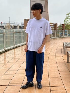 「MHL.」｜「アイテム（その他）」を使った、ともきさん（メンズ・170cm）の夏コーディネート