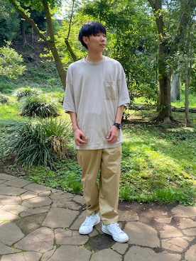 「いいね返し」｜ともきさん（メンズ・170cm）の夏コーディネート