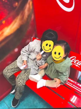 「ヒラキ（ヒラキ）のアイテム（トップス）」を使った、1683さん（キッズ・110cm）の春コーディネート