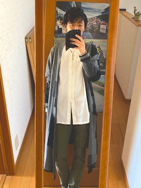 「VANQUISH（ヴァンキッシュ）のアイテム（ジャケット/アウター）」を使った、まっちゃんさん（メンズ・175cm）の秋コーディネート