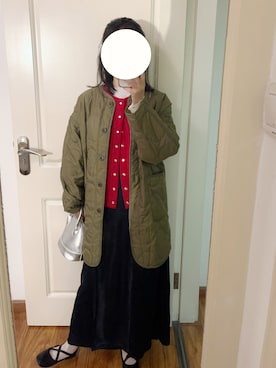 「Simplicite（サンプリシテ）のアイテム（ブルゾン）」を使った、yiigogoさん（レディース・161cm）の冬コーディネート