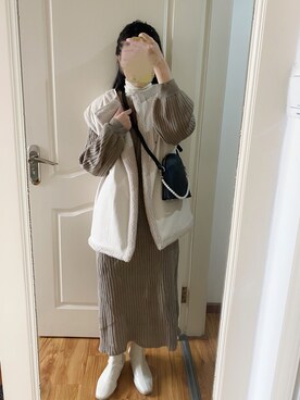 「An3pocket（アンポケット）のアイテム」を使った、yiigogoさん（レディース・161cm）の冬コーディネート