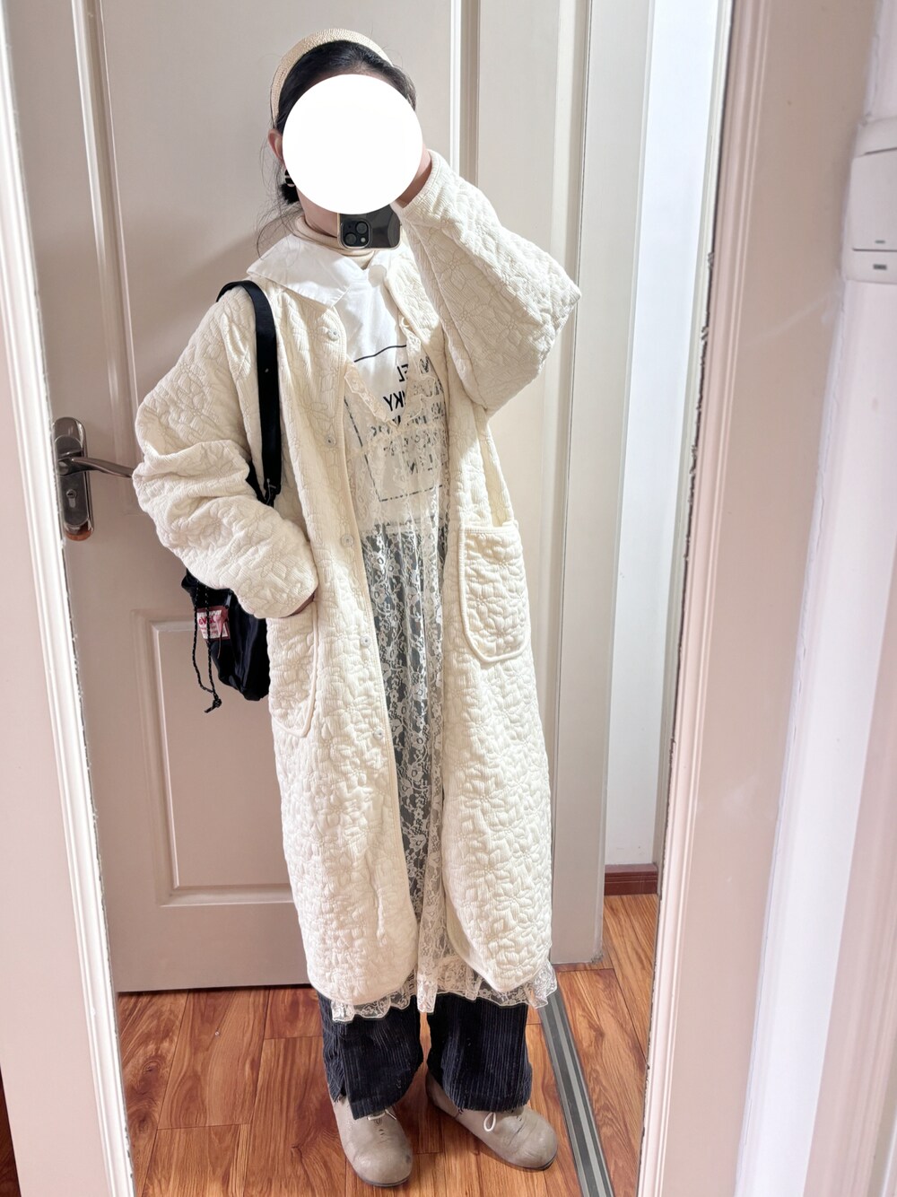 Nao★Kastane カスタネ＊キルティングマキシボリュームコート Kastane（カスタネ）の「【サイズ展開あり/WEB限定カラーあり