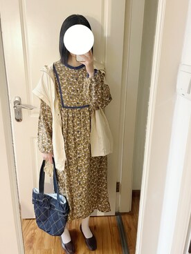 「RiiiKa（リーカ）のアイテム」を使った、yiigogoさん（レディース・161cm）の春コーディネート