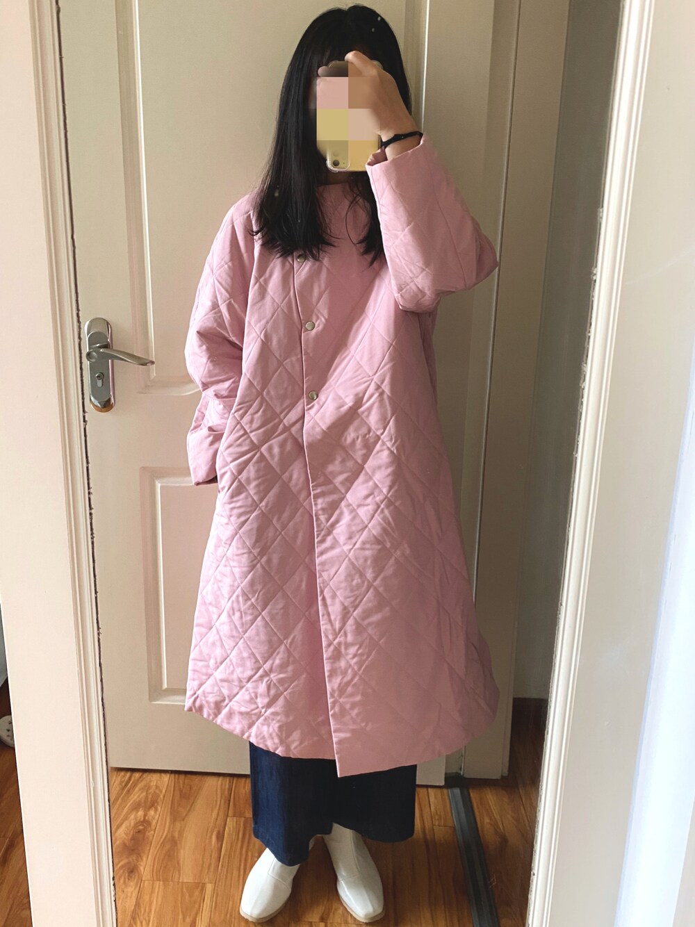 BABYLONE（バビロン）の「キルティングノーカラーコート（ダウン