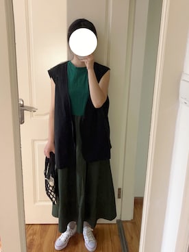 「Uiscel（ユイセル）のアイテム」を使った、yiigogoさん（レディース・161cm）の春コーディネート