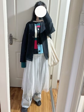 「for/c（フォーシー）のアイテム（ジャケット/アウター）」を使った、yiigogoさん（レディース・161cm）の秋コーディネート