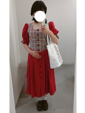 「cham」｜みぃこさん（レディース・164cm）の夏コーディネート