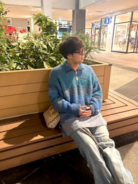 「アイテム（スカート）」を使った、renさん（メンズ・183cm）の冬コーディネート