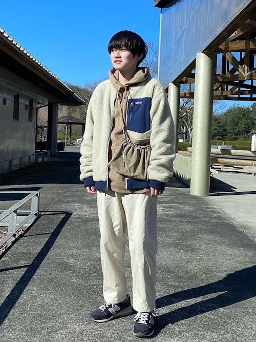 はる Patagoniaのノーカラージャケットを使ったコーディネート Wear