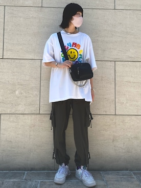 「M.E.D.M（エムイーディーエム）のアイテム」を使った、RENAさん（レディース・168cm）の夏コーディネート