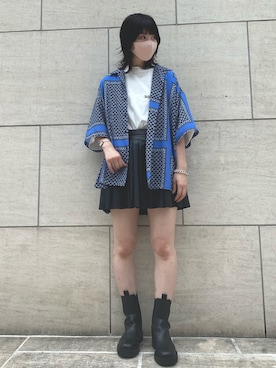 「Ctr1（コントロール）のアイテム」を使った、RENAさん（レディース・168cm）の夏コーディネート