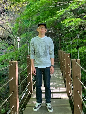 「MXP（エムエックスピー）のアイテム」を使った、Heroさん（メンズ・173cm）の春コーディネート