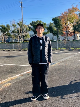 「アイテム（トップス）」を使った、Heroさん（メンズ・173cm・40代）の秋コーディネート