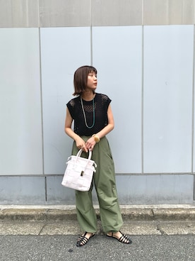 saki さん（レディース・158cm）の夏コーディネート