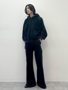 「HARE（ハレ）のアイテム（スウェットパンツ）」を使った、れいやさん（メンズ・179cm）の夏コーディネート