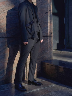 「sulvam（サルバム）のアイテム（その他アウター）」を使った、げさん（メンズ・171cm）の春コーディネート