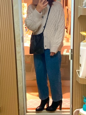「SEE BY CHLOE（シーバイクロエ）のアイテム（ブーツ）」を使った、yunakoさん（レディース・158cm）の秋コーディネート