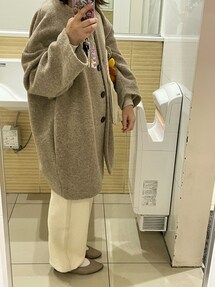 TODAYFUL（トゥデイフル）の「ウールコクーンコート（ステン