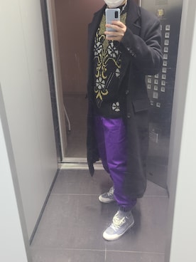 「GUCCI（グッチ）のアイテム（ジャケット/アウター）」を使った、HIさん（メンズ・80cm）の冬コーディネート
