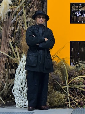 「アイテム（ミリタリージャケット）」を使った、Mojaさん（メンズ・166cm）の秋コーディネート