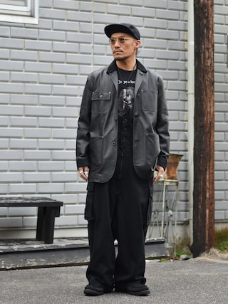 Yohji Yamamotoのオールインワン・サロペットを使ったメンズ人気