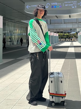 mudaiさん（メンズ・190cm）の春コーディネート