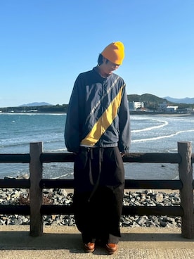 こんにちはさん（メンズ・190cm）の秋コーディネート